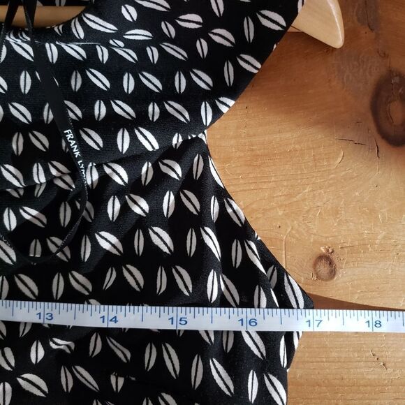 Frank Lyman Design Black and White Sheath Maxi Dress - Picture 7 of 11